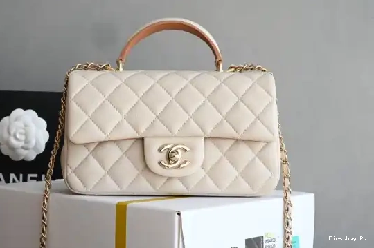 Firstbag Ru HANDLE-20*12*6cm BAG CHANEL FLAP WITH TOP 0630